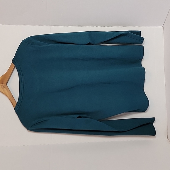 L.L. Bean Boys Green w/ Mountain Scene Long Sleeve T-Shirt,  M Reg - Picture 2 of 9